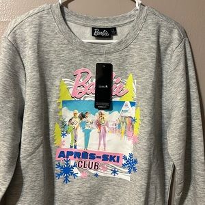 Barbie ski club design women’s large  Crewneck sweatshirt